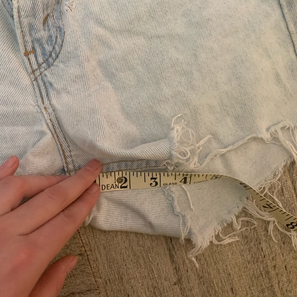 Vintage Orange Tab Light Wash Levi’s Jean Shorts - Picture 7 of 7